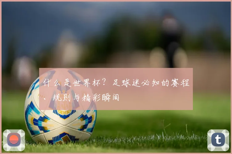 什么是世界杯？足球迷必知的赛程、规则与精彩瞬间